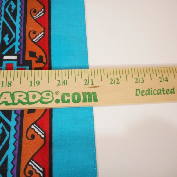 Vintage Wamcraft Bandana Western Southwest Tribal Made In USA - Picture 6 of 9